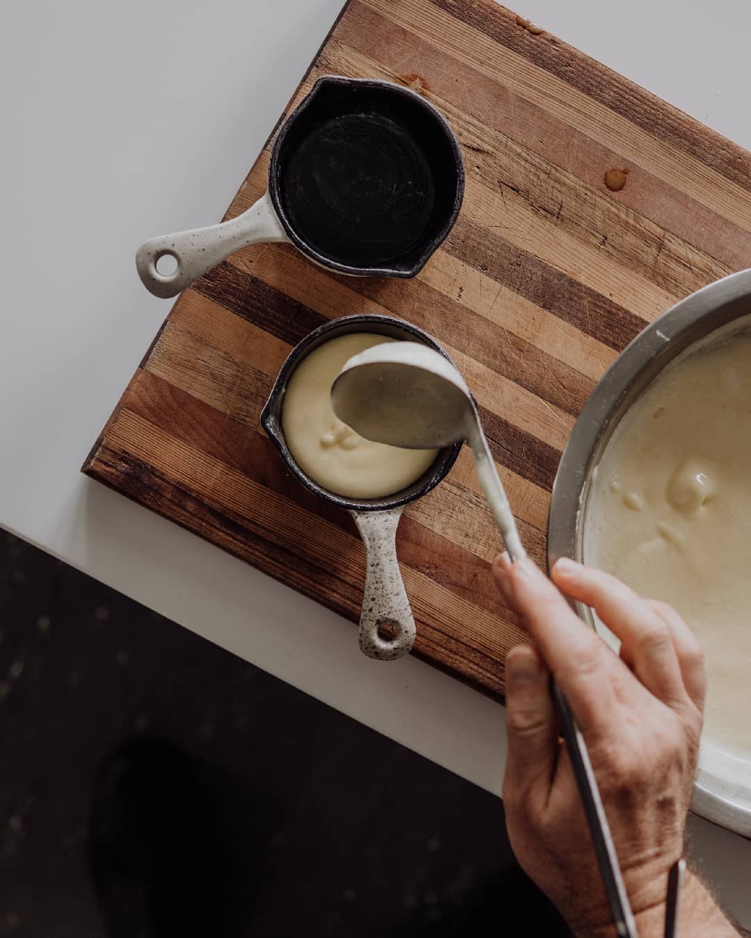 Passionfruit Pudding with Crème Fraîche