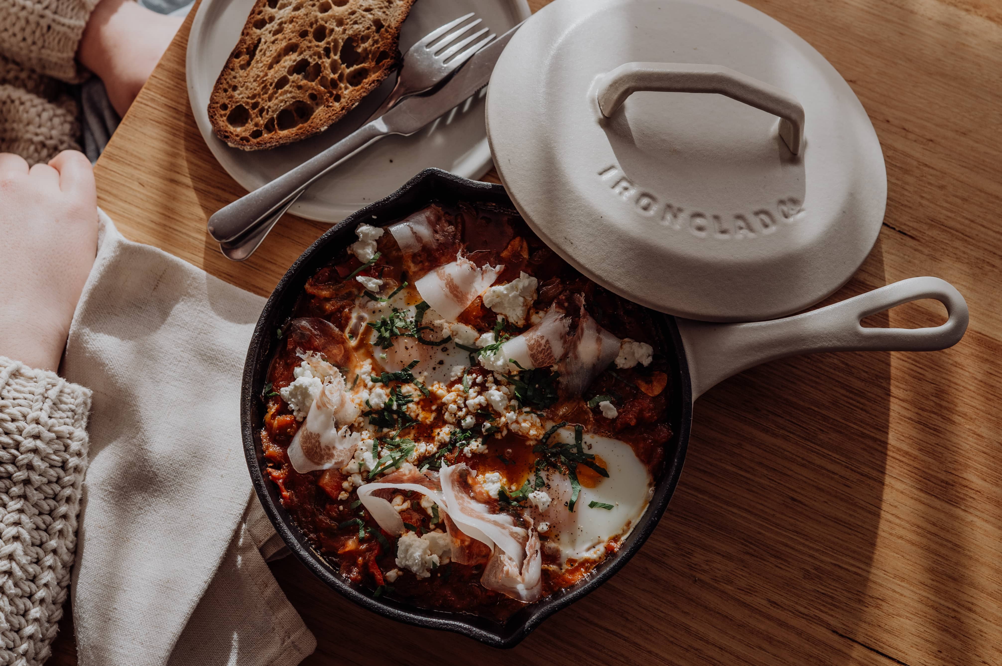 Spiced Tomato Baked Eggs